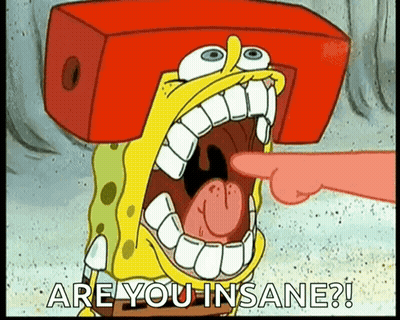 SpongeBob With Red Box Pointing At Patrick GIF