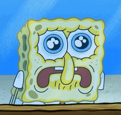 SpongeBob With Squidward Tentacle In Nose GIF