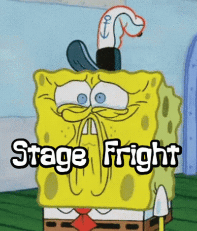 SpongeBob With Stage Fright