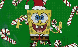 Spongebob Xmas Time GIF