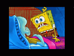 Spongebob Yelling At Squidward Yelling GIF