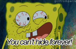 SpongeBob You Can't Hide Forever! GIF