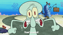 Spongebob You're Next Fire GIF