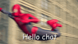 Spooderman Hello Chat GIF