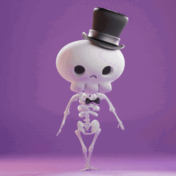 Spooky Dance 3d Skeleton