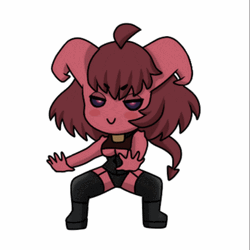Spooky Dance Devil Girl