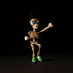 Spooky Dance Puppet Skeleton