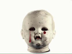 Spooky Doll Head Wednesday GIF