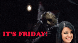 Spooky Friday Jason Voorhees Hitting Woman GIF