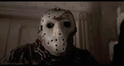 Spooky Friday Jason Voorhees With Creepy Face GIF