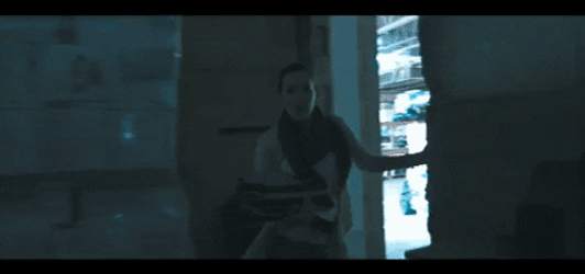 Spooky Friday Woman Along With Masked Man GIF