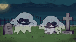 Spooky Month Dance By The Ghosts GIF