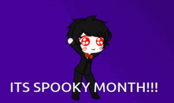 Spooky Month Vampire Dance Loop Gacha Club  GIF