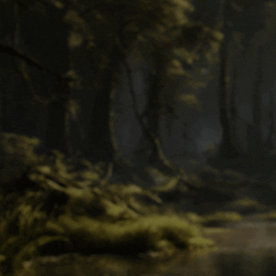Spooky Season Alien Frog Cartoon Character GIF