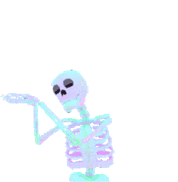 Spooky Season Rainbow Sticker GIF