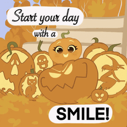 Spooky Tuesday Start Your Day With Pumpkin GIF