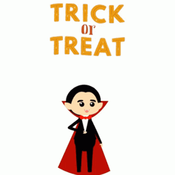 Spooky Tuesday Vampire Trick Or Treat GIF