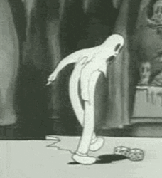 Spooky Tuesday Walking Ghost GIF