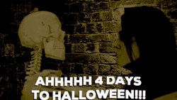 Spooky Wednesday Skeleton GIF