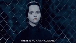 Spooky Young Wednesday Addams GIF
