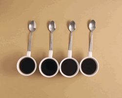 Spoon And Mugs As Newton Pendulum GIF
