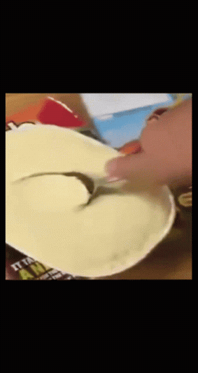 Spoon Sticking Out Of Box Saying It's A Wrap GIF