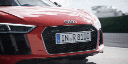 Sports Car 2017 Audi R8 GIF