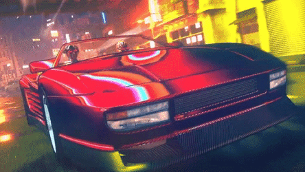 Sports Car Animated Ferrari F40 GIF