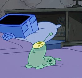 Spot Pet Amoeba Jumping SpongeBob GIF
