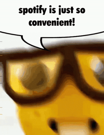 Spotify Is Just So Convenient With A Speech Bubble GIF
