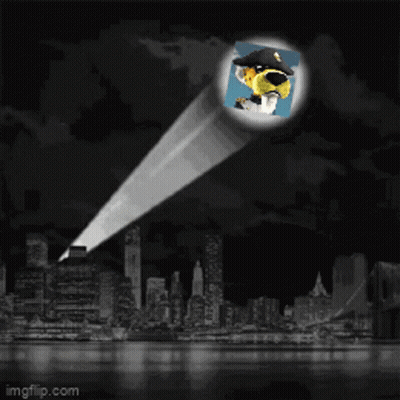 Spotlight On Police Officer Picture GIF