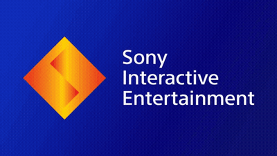Spoy Interactive Entertainment Logo On Blue Background GIF