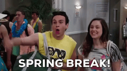 Spring Break The Goldbergs Cheering GIF | GIFDB.com