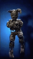 Springtrap FNAF Antagonist Hopping Dance GIF
