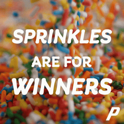 Sprinkles Are For Winners GIF