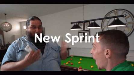 Sprinting New Sprint Chest Bump Mishap GIF