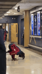 Sprinting Nikola Jokic Basketball Center GIF