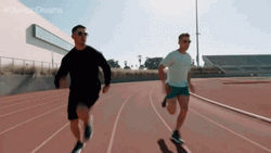 Sprinting Track And Field Athletes Olympic Dreams GIF