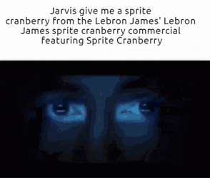 Sprite Cranberry Iron Man And Jarvis GIF
