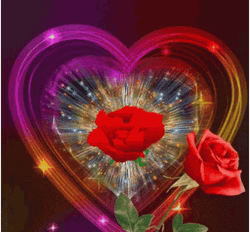 Sprouting Rose Corazon GIF