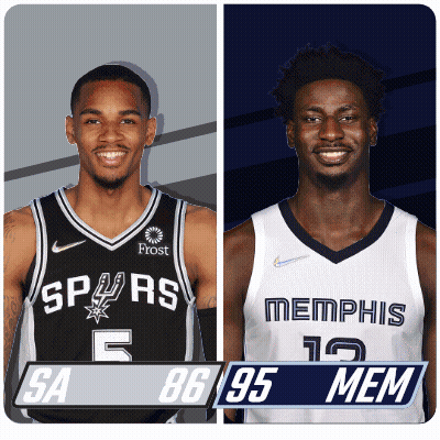 Spurs 86 Grizzlies 95 Third Fourth Break GIF