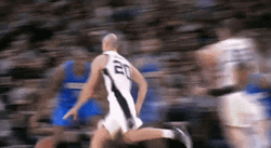 Spurs Amazing Set Play Manu Ginobilli GIF