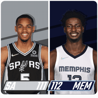 Spurs Grizzlies Third Fourth Period Break GIF