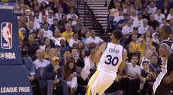 Spurs Jonathon Simmons Blocking Steph Curry Shot GIF