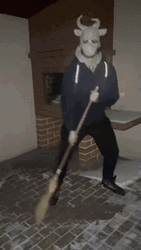 Squad Goat Sweep The Floor GIF