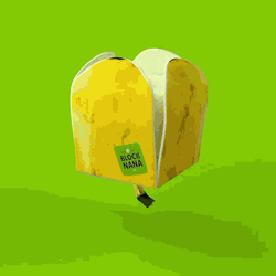 Square Banana Peeled Animation