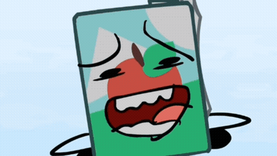 Square With Apple On Its Face GIF