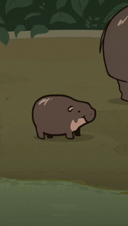 Squeeky Moo Deng GIF
