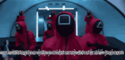 Squid Games Guards GIF