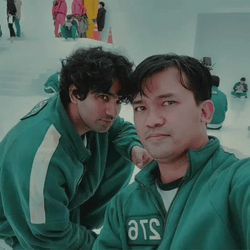 Squid Games Selfie GIF